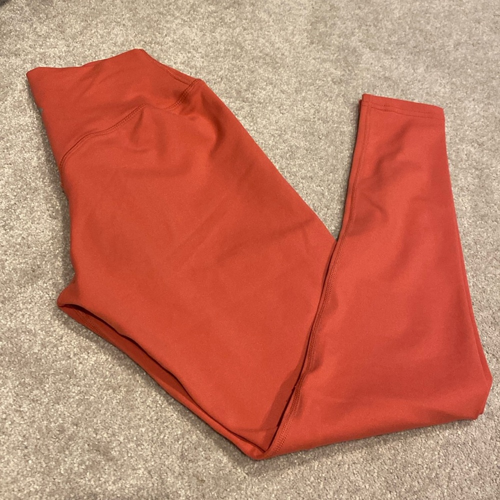 Women's High-Rise Rust Leggings